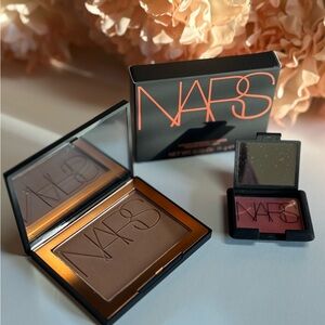 LOT 2 NEW NARS Laguna 03 bronzing powder 0.38 fl oz bronzer Blush Orgasm 0.12